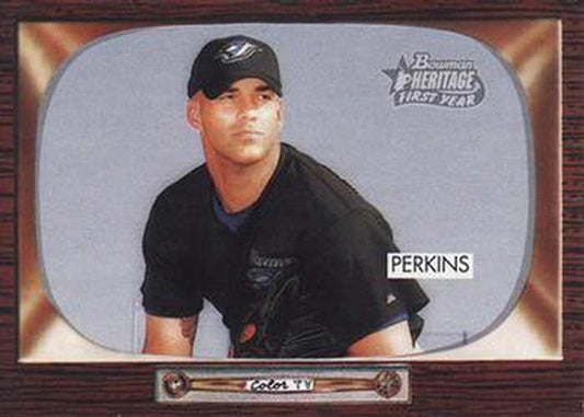 #314 Vince Perkins - Toronto Blue Jays - 2004 Bowman Heritage Baseball