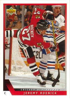 #314 Jeremy Roenick - Chicago Blackhawks - 1993-94 Upper Deck Hockey