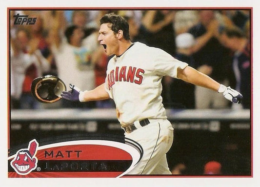 #314 Matt LaPorta - Cleveland Indians - 2012 Topps Baseball