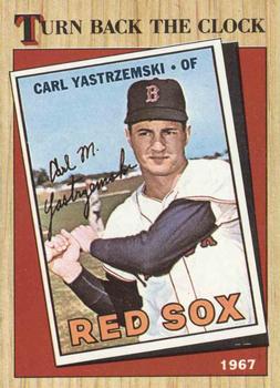 #314 Carl Yastrzemski - Boston Red Sox - 1987 Topps Baseball