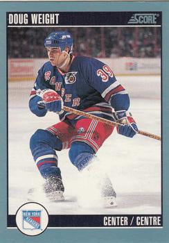 #314 Doug Weight - New York Rangers - 1992-93 Score Canadian Hockey