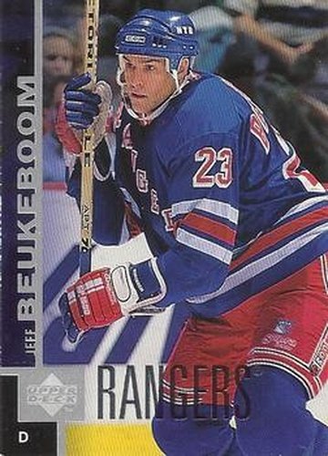 #314 Jeff Beukeboom - New York Rangers - 1997-98 Upper Deck Hockey