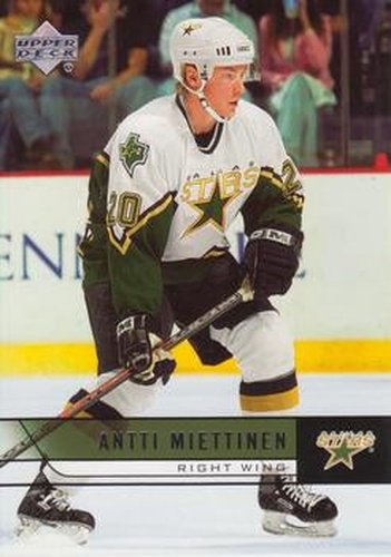 #314 Antti Miettinen - Dallas Stars - 2006-07 Upper Deck Hockey