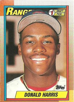 #314 Donald Harris - Texas Rangers - 1990 O-Pee-Chee Baseball