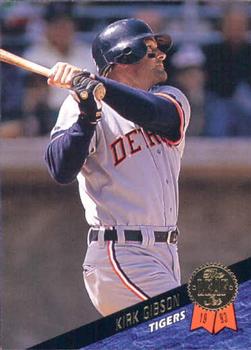 #314 Kirk Gibson - Detroit Tigers - 1993 Leaf Baseball