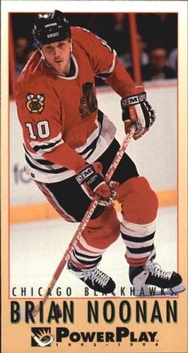 #314 Brian Noonan - Chicago Blackhawks - 1993-94 Fleer PowerPlay Hockey