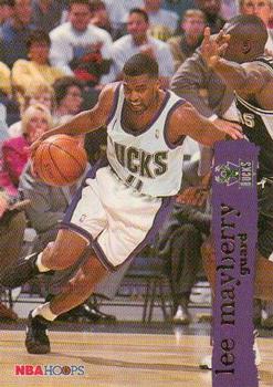 #314 Lee Mayberry - Milwaukee Bucks - 1995-96 Hoops Basketball