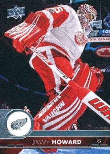 #314 Jimmy Howard - Detroit Red Wings - 2017-18 Upper Deck Hockey