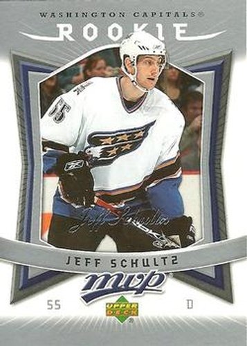 #314 Jeff Schultz - Washington Capitals - 2007-08 Upper Deck MVP Hockey