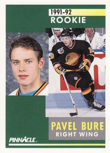 #315 Pavel Bure - Vancouver Canucks - 1991-92 Pinnacle Hockey