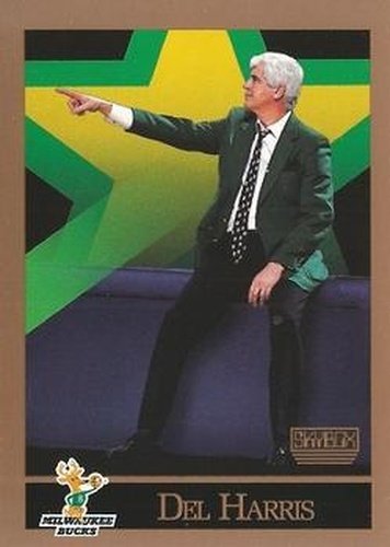 #315 Del Harris - Milwaukee Bucks - 1990-91 SkyBox Basketball