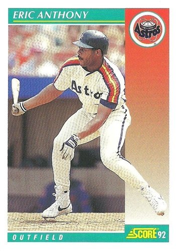 #315 Eric Anthony - Houston Astros - 1992 Score Baseball