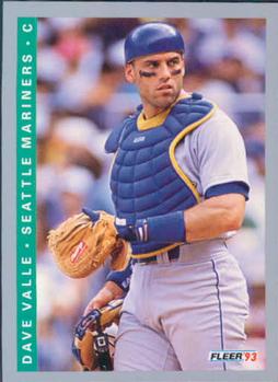 #315 Dave Valle - Seattle Mariners - 1993 Fleer Baseball