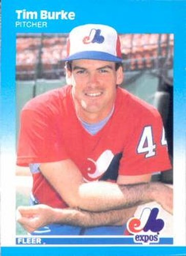 #315 Tim Burke - Montreal Expos - 1987 Fleer Baseball