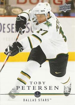 #315 Toby Petersen - Dallas Stars - 2008-09 Upper Deck Hockey