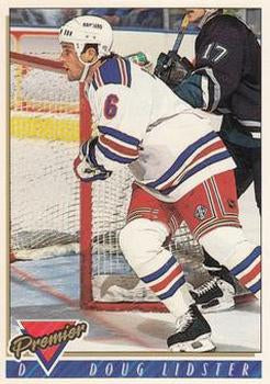 #315 Doug Lidster - New York Rangers - 1993-94 Topps Premier Hockey