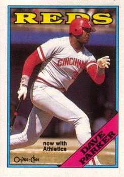 #315 Dave Parker - Oakland Athletics - 1988 O-Pee-Chee Baseball