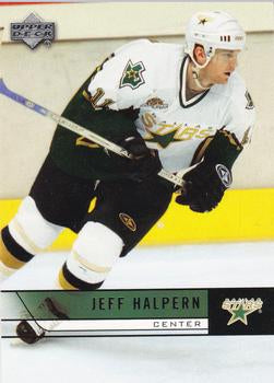 #315 Jeff Halpern - Dallas Stars - 2006-07 Upper Deck Hockey