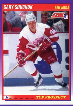 #315 Gary Shuchuk - Detroit Red Wings - 1991-92 Score American Hockey