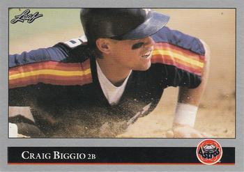 #315 Craig Biggio - Houston Astros - 1992 Leaf Baseball