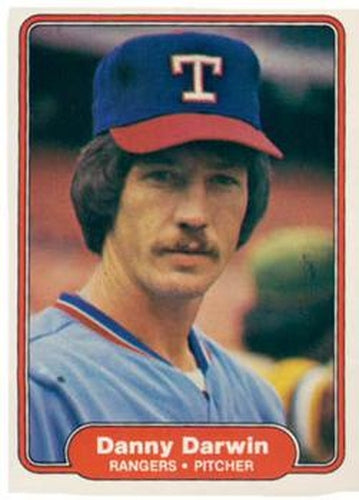 #315 Danny Darwin - Texas Rangers - 1982 Fleer Baseball