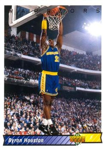 #315 Byron Houston - Golden State Warriors - 1992-93 Upper Deck Basketball