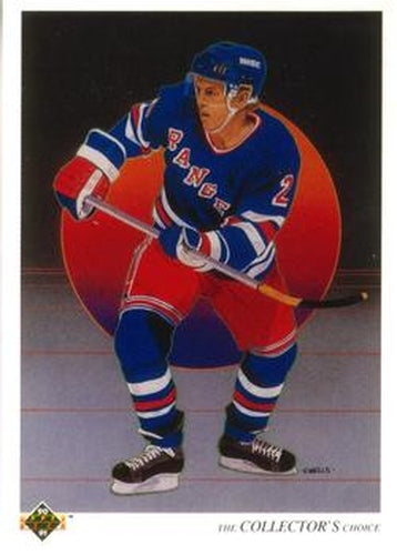 #315 Brian Leetch - New York Rangers - 1990-91 Upper Deck Hockey