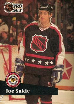 #315 Joe Sakic - 1991-92 Pro Set Hockey