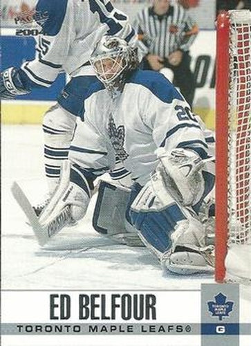 #315 Ed Belfour - Toronto Maple Leafs - 2003-04 Pacific Hockey