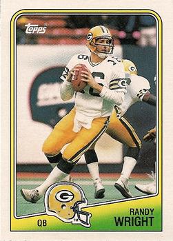 #315 Randy Wright - Green Bay Packers - 1988 Topps Football