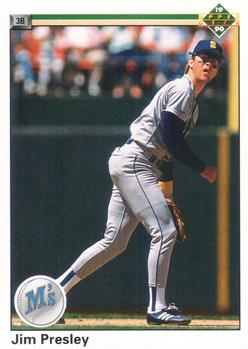 #315 Jim Presley - Seattle Mariners - 1990 Upper Deck Baseball