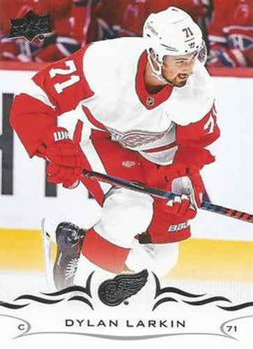 #315 Dylan Larkin - Detroit Red Wings - 2018-19 Upper Deck Hockey