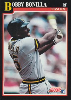 #315 Bobby Bonilla - Pittsburgh Pirates - 1991 Score Baseball