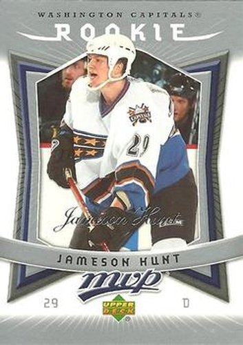 #315 Jamie Hunt - Washington Capitals - 2007-08 Upper Deck MVP Hockey