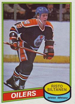#315 Risto Siltanen - Edmonton Oilers - 1980-81 O-Pee-Chee Hockey