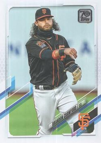 #315 Brandon Crawford - San Francisco Giants - 2021 Topps Baseball