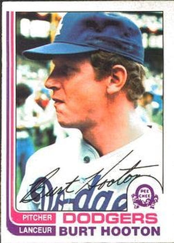 #315 Burt Hooton - Los Angeles Dodgers - 1982 O-Pee-Chee Baseball
