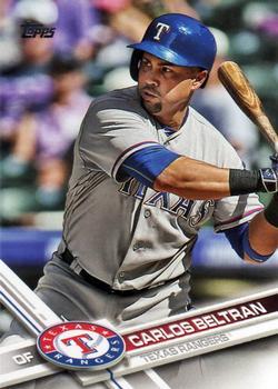 #315 Carlos Beltran - Texas Rangers - 2017 Topps Baseball