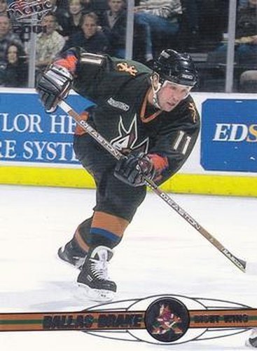 #315 Dallas Drake - Phoenix Coyotes - 2000-01 Pacific Hockey