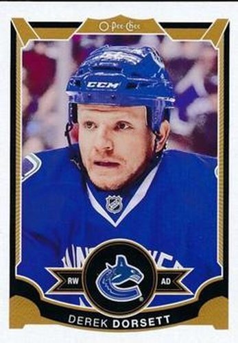 #315 Derek Dorsett - Vancouver Canucks - 2015-16 O-Pee-Chee Hockey