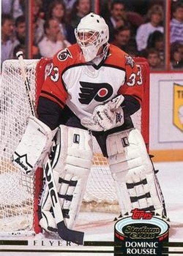 #315 Dominic Roussel - Philadelphia Flyers - 1992-93 Stadium Club Hockey