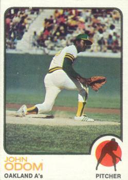#315 John Odom - Oakland Athletics - 1973 Topps Baseball
