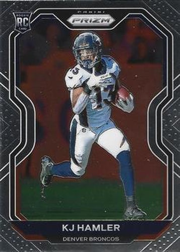#315 KJ Hamler - Denver Broncos - 2020 Panini Prizm Football