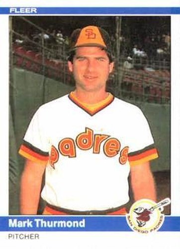 #315 Mark Thurmond - San Diego Padres - 1984 Fleer Baseball