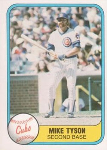 #315 Mike Tyson - Chicago Cubs - 1981 Fleer Baseball