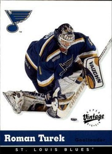 #315 Roman Turek - St. Louis Blues - 2000-01 Upper Deck Vintage Hockey