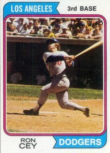 #315 Ron Cey - Los Angeles Dodgers - 1974 Topps Baseball