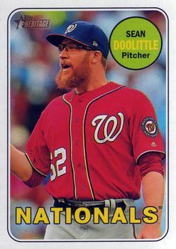 #315 Sean Doolittle - Washington Nationals - 2018 Topps Heritage Baseball