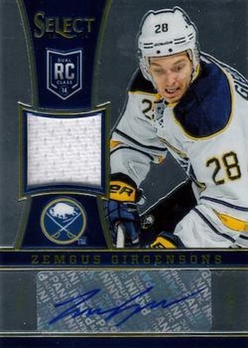 #315 Zemgus Girgensons - Buffalo Sabres - 2013-14 Panini Select Hockey