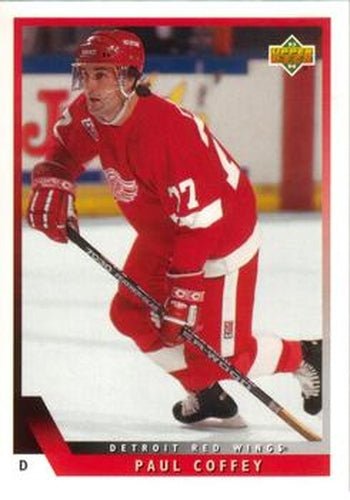 #315 Paul Coffey - Detroit Red Wings - 1993-94 Upper Deck Hockey